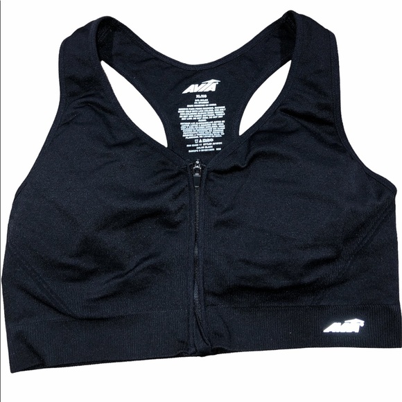 Avia black sports bra size large/extra large - Picture 1 of 4